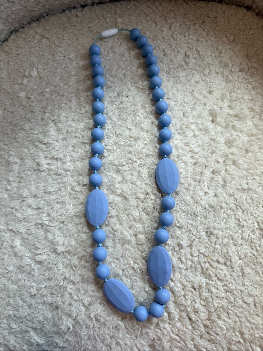 Periwinkle Silicone Beaded Necklace
